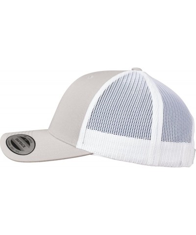 Men's Trucker Silver/Wht $15.18 Baseball Caps