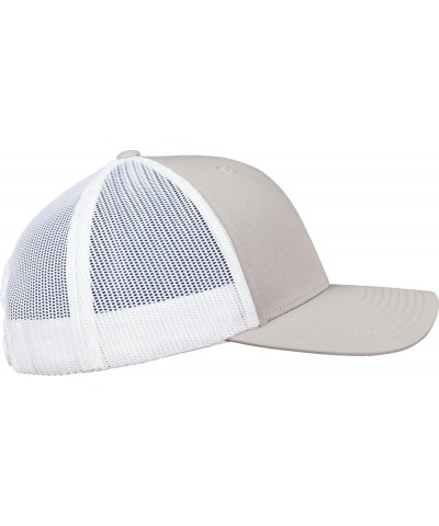 Men's Trucker Silver/Wht $15.18 Baseball Caps