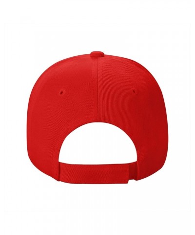 Sunflower Seed Squirrel Pattern Casual General Baseball Cap Black : Comfortable, Light Red $13.28 Baseball Caps