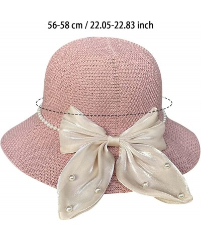 Knitted Sunhat Women Breathable Foldable Cutout Bow Tie Summer 2023 Fashionable Womens Sun Hats Shade Hats Floppy Beige $10.5...