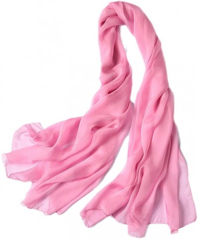 Natural 100% Pure Silk Scarf, Women Print Solid Silk Shawl Wrap For Ladies Beach Cover 15 $19.44 Scarves