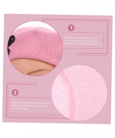 2pcs Girls' Beret Hard Girl Women's Nylon Fashion Pinkx3pcs $22.00 Berets