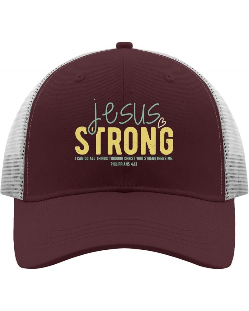 Cowboy hat Jesus is strongg i caan do alll thingss Through chrisst who straightens me Baseball Cap Women Retro hat Gifts for ...