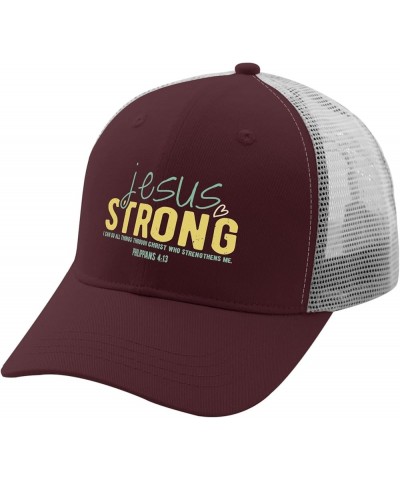 Cowboy hat Jesus is strongg i caan do alll thingss Through chrisst who straightens me Baseball Cap Women Retro hat Gifts for ...