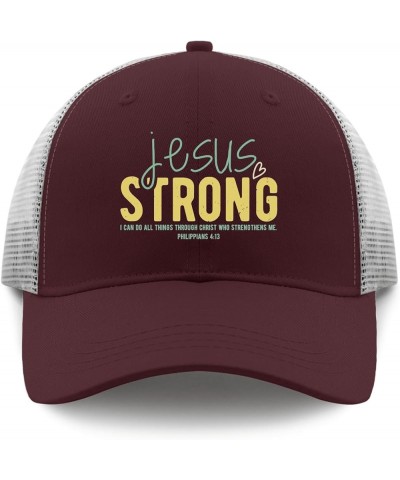 Cowboy hat Jesus is strongg i caan do alll thingss Through chrisst who straightens me Baseball Cap Women Retro hat Gifts for ...