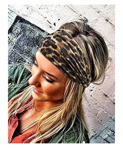 Wide Headbands for Women Black Stylish Head Wraps Summer Boho Thick Hairbands Large Pink African Sport Yoga Turban Headband H...