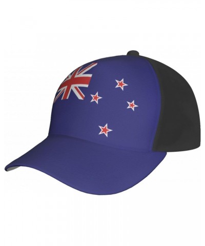 New Zealand Flag Cap Tucker Hat Adjustable Sports Baseball Caps2 Black $13.74 Baseball Caps