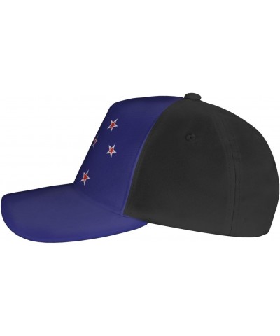 New Zealand Flag Cap Tucker Hat Adjustable Sports Baseball Caps2 Black $13.74 Baseball Caps