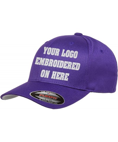 Custom Hat. Flexfit 6277. Flexfit 6477. Embroidered. Your Own Logo Curved Bill. Purple $22.78 Baseball Caps