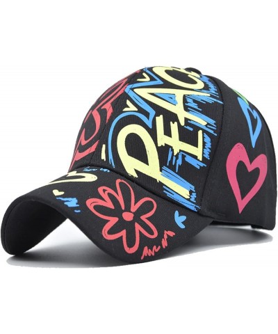 Unisex Baseball Cap Spring Summer Embroidered Men Women Unisex Black $14.37 Baseball Caps