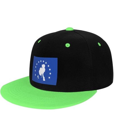 Bandera de la Provincia de Veraguas Snapback Hat for Men Women Baseball Cap Trucker Flat Bill Hats Dad Caps Green $10.42 Base...