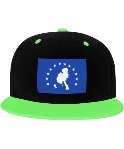 Bandera de la Provincia de Veraguas Snapback Hat for Men Women Baseball Cap Trucker Flat Bill Hats Dad Caps Green $10.42 Base...