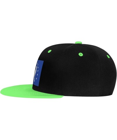 Bandera de la Provincia de Veraguas Snapback Hat for Men Women Baseball Cap Trucker Flat Bill Hats Dad Caps Green $10.42 Base...