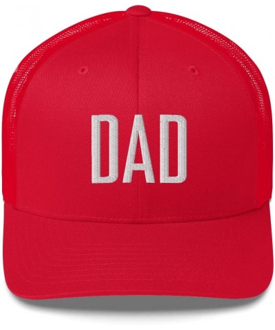 Dad Hat Trucker Cap Red $17.35 Baseball Caps