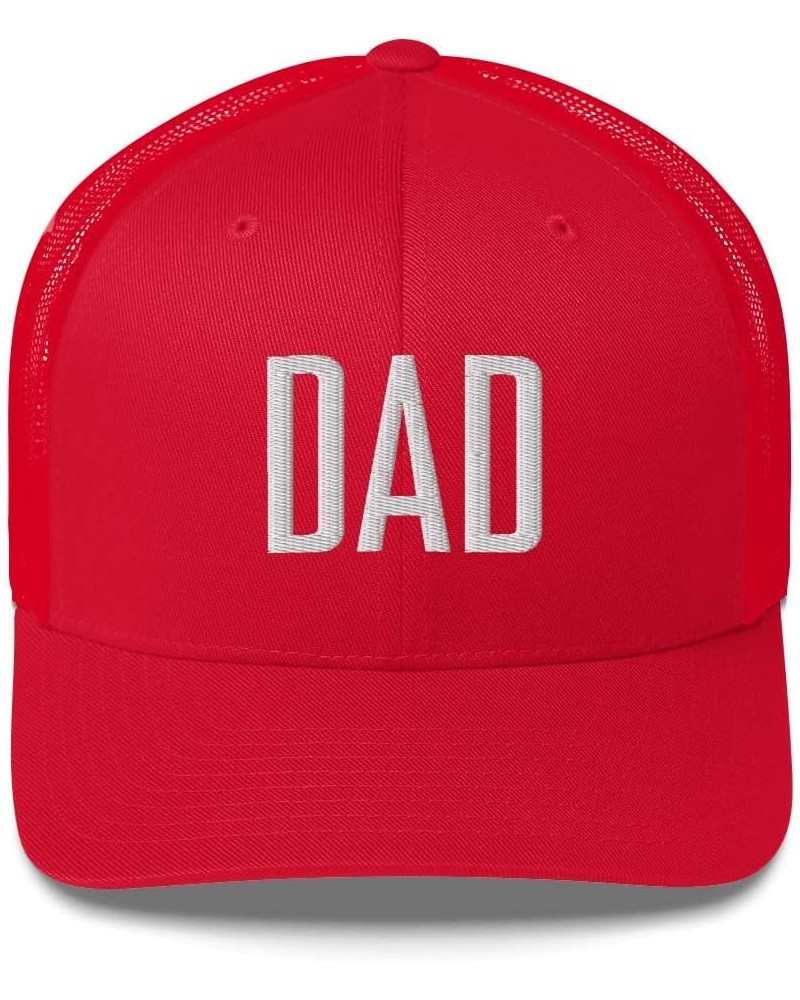 Dad Hat Trucker Cap Red $17.35 Baseball Caps