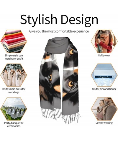 Drum Set-Standard Print Classic Tassel Scarf 77 X 27in Winter Warm Soft Thick Women'S Cashmere Shawl Dog Breed $12.60 Scarves