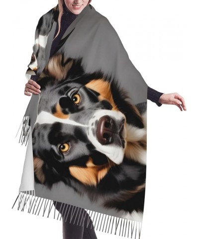 Drum Set-Standard Print Classic Tassel Scarf 77 X 27in Winter Warm Soft Thick Women'S Cashmere Shawl Dog Breed $12.60 Scarves