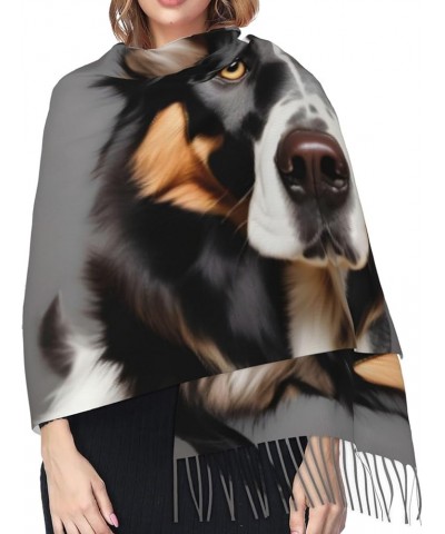 Drum Set-Standard Print Classic Tassel Scarf 77 X 27in Winter Warm Soft Thick Women'S Cashmere Shawl Dog Breed $12.60 Scarves