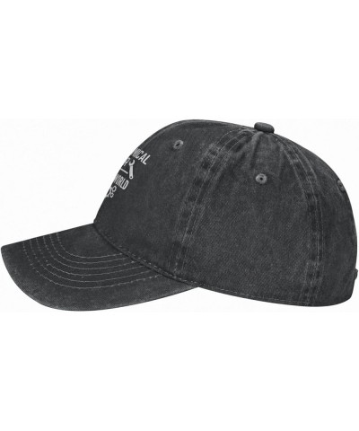 I'm A Mechanical Engineer Hat Washed Cotton Denim Baseball Cap Classic Low Profile Dad Hat Black Black $10.01 Baseball Caps