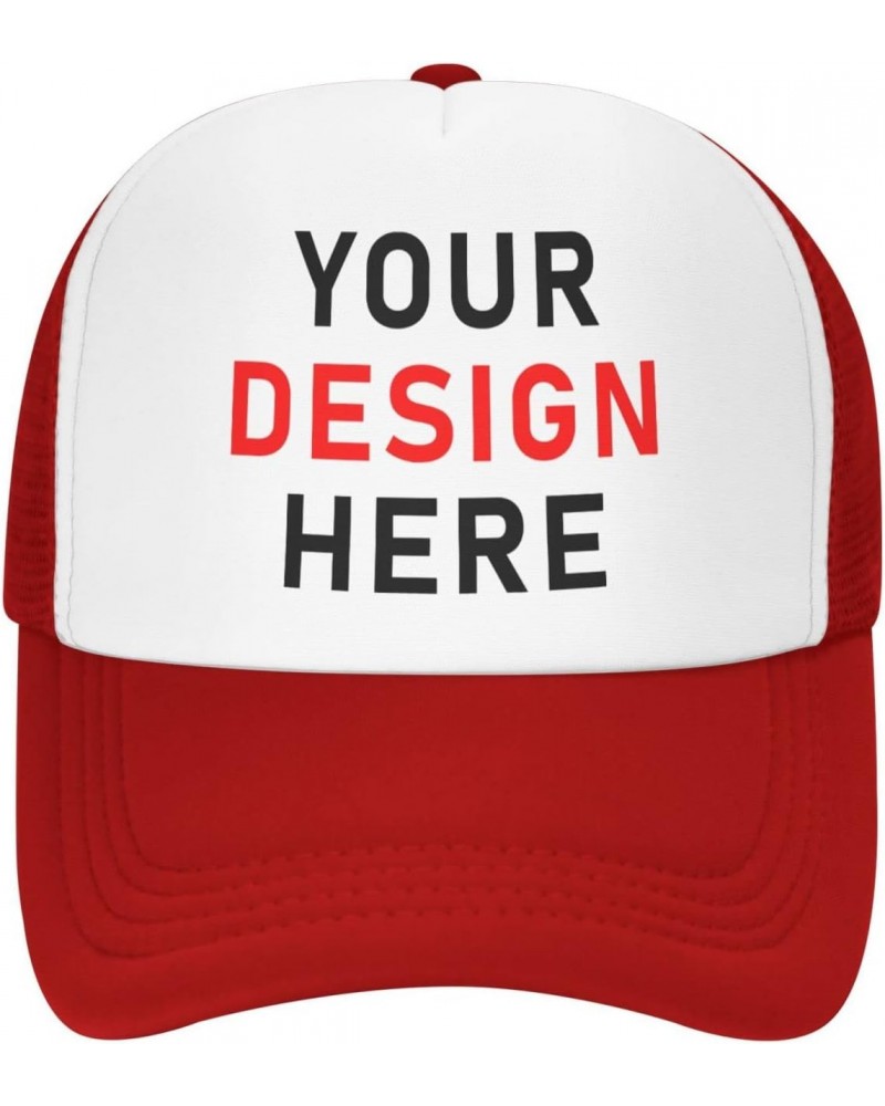 Custom Hat Add Your Name Logo Text or Image Here Personalized Sun Dad Trucker Hats $12.16 Baseball Caps