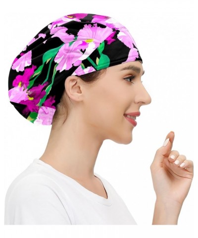 Adjustable Working Caps, Elastic Bandage Tie Back Hats, Cover Hair Bouffant Hats with Sweatband 99 Flower Leaves (363) $9.99 ...