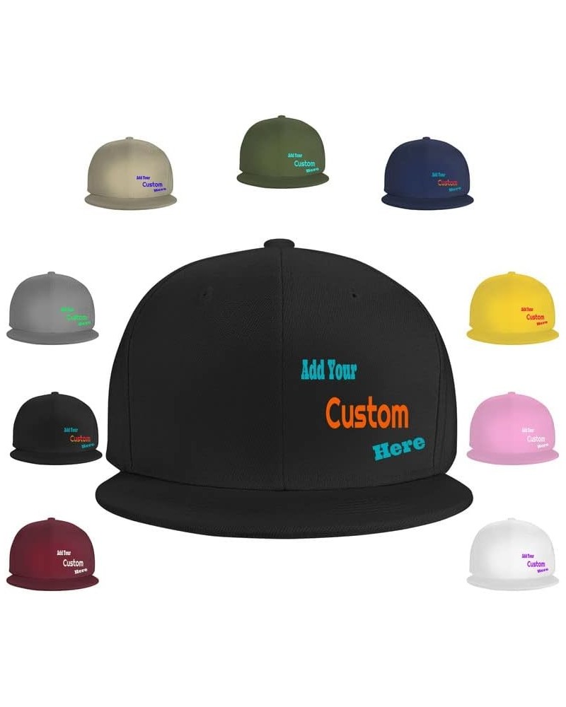 Custom Hat Your Design Here,Custom Name Hat,Add Your Own Text and Design,Classic Mens Womens Trucker Hat Black-045 $7.77 Base...