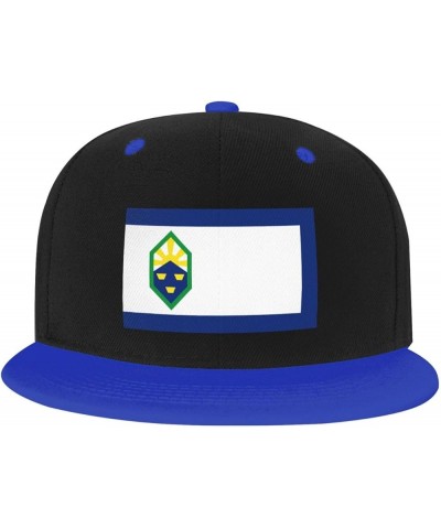 Flag of Colorado Springs, Colorado Baseball Cap for Men Women Snapback Hat Adjustable Flat Bill Hats Blue $12.61 Baseball Caps