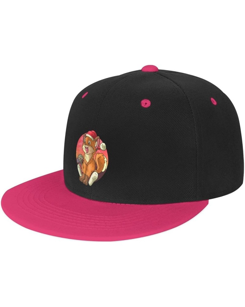 Naughty Dog Baseball Cap for Men Women Snapback Hat Adjustable Flat Bill Hats Pink $12.61 Baseball Caps