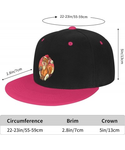 Naughty Dog Baseball Cap for Men Women Snapback Hat Adjustable Flat Bill Hats Pink $12.61 Baseball Caps