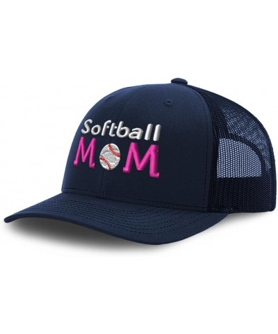 Trucker Baseball Cap Softball Mom Cotton Dad Hats for Men & Women Navy $15.39 Baseball Caps