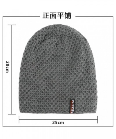 Beanie for Men Women Warm Cozy Knitted Cuffed Skull Cap Winter Hats Cap for Men Women Khaki 1 $7.90 Skullies & Beanies