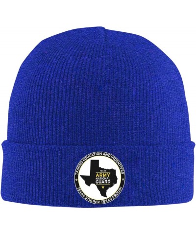 Texas Army National Guard Cozy Knitted Hat for Winter - Warm Comfort Black Blue $11.41 Skullies & Beanies