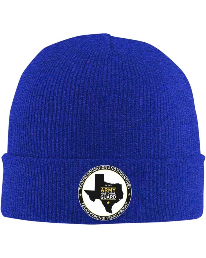 Texas Army National Guard Cozy Knitted Hat for Winter - Warm Comfort Black Blue $11.41 Skullies & Beanies