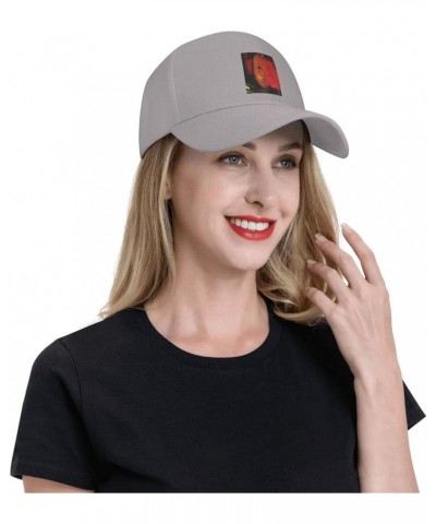 Baseball Cap for Ali.ce Cha.ins Hat Mans Rock Cap Polo Style Hat Adjustable Outdoor Unisex Cap Gray $15.83 Baseball Caps