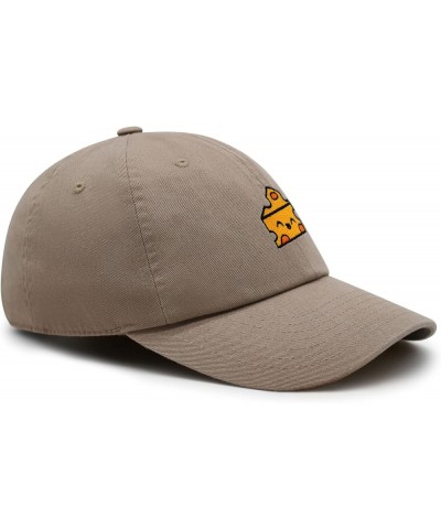 Cheese Premium Dad Hat Embroidered Baseball Cap Foodie Cheesy Wine Khaki $14.24 Baseball Caps