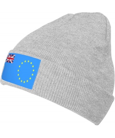 Proposed Flag of The Cook Islands (1973) Beanie Hat for Men Women Soft Cozy Skull Cap Winter Warm Knit Hats Gray $9.56 Skulli...