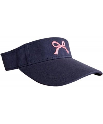 Baseballhat FashionOpenTopSunhat forGirlEmbroideryBowshat SunproofSpringBaseballPonytailhat forOutdoorSportActivity Navy Blue...