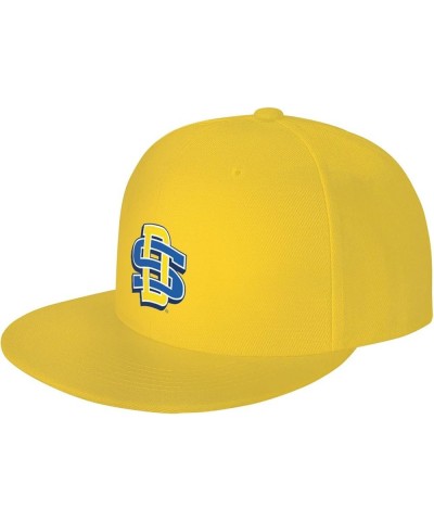 South Dakota State University Logo Baseball Fashion for Men Trucker Sun Visor Cap Yellow $13.43 Baseball Caps