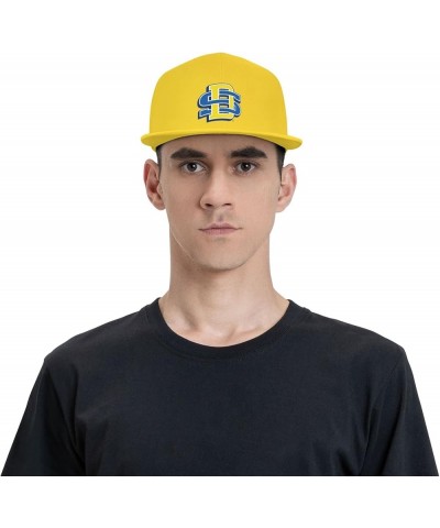 South Dakota State University Logo Baseball Fashion for Men Trucker Sun Visor Cap Yellow $13.43 Baseball Caps