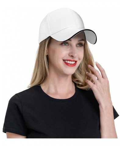 Custom hat Logo Hats for Women Men's Hats & caps Custom Gifts 012-white $4.15 Baseball Caps