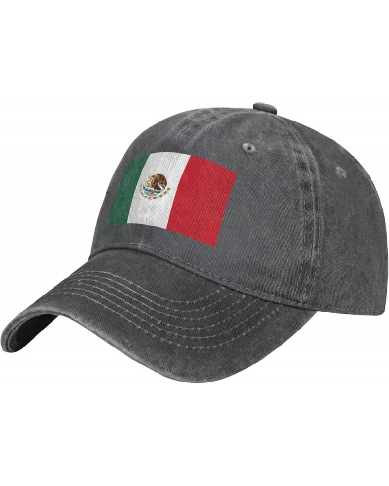 Flag of Mexico Print Unisex Hats Personalized Baseball Cap Adjustable Outdoor Cap Trucker Baseball Hats Deep Heather $10.67 B...