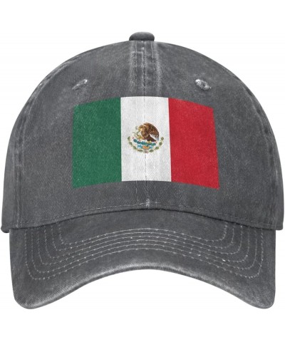 Flag of Mexico Print Unisex Hats Personalized Baseball Cap Adjustable Outdoor Cap Trucker Baseball Hats Deep Heather $10.67 B...