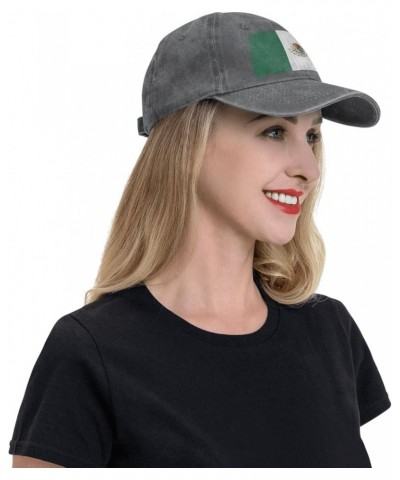 Flag of Mexico Print Unisex Hats Personalized Baseball Cap Adjustable Outdoor Cap Trucker Baseball Hats Deep Heather $10.67 B...