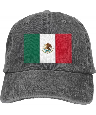 Flag of Mexico Print Unisex Hats Personalized Baseball Cap Adjustable Outdoor Cap Trucker Baseball Hats Deep Heather $10.67 B...