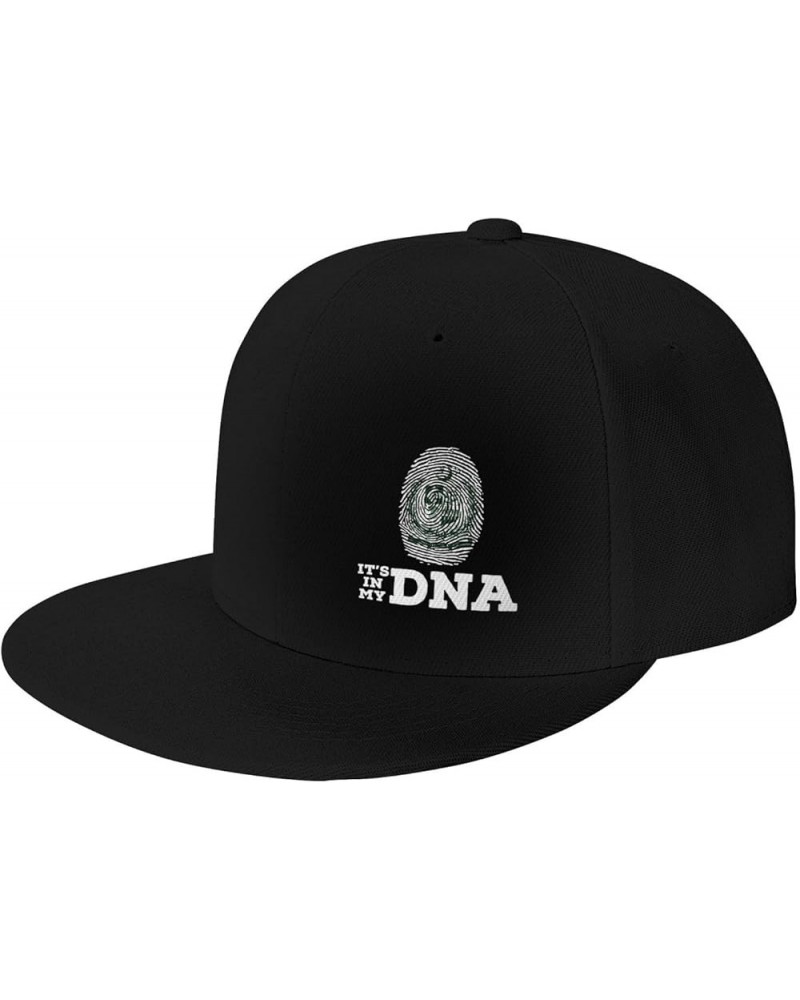 State Emblem of Pakistan It's in My DNA Snapback Hat Baseball Cap for Men Women Hip Hop Style Flat-Brimmed Hats Black $11.32 ...