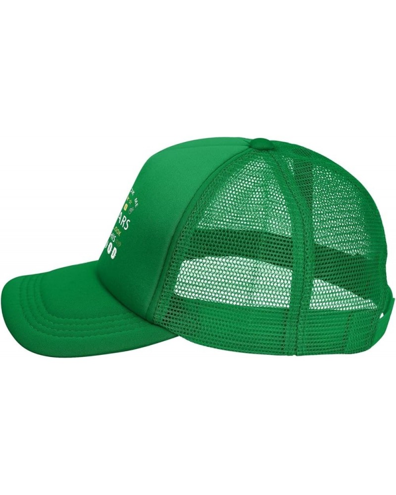 Dad Hat/Cap Mesh Baseball Cap Adjustable Trucker Hat Unisex Green $11.90 Baseball Caps