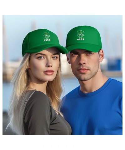 Dad Hat/Cap Mesh Baseball Cap Adjustable Trucker Hat Unisex Green $11.90 Baseball Caps