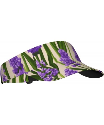 Green Snake Print Sports Sun Visor Hats Sun Protection Cap Hats Unisex Size Adjustable Beach Cap Hat Lavender Stamp $12.07 Vi...