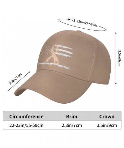 Uterine Cancer Awareness Hat Unisex Dad Truck Casual Hat Baseball Cap Natural $13.33 Baseball Caps