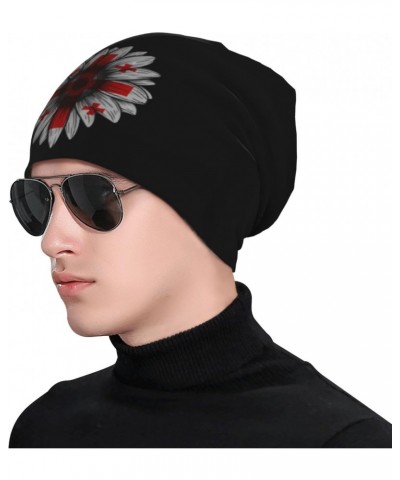 Vintage Sunflower Georgia Flag Chic Knit Beanies: Cozy Skull Caps for Winter Warmth at Home & Outdoors!10 Black $13.27 Skulli...